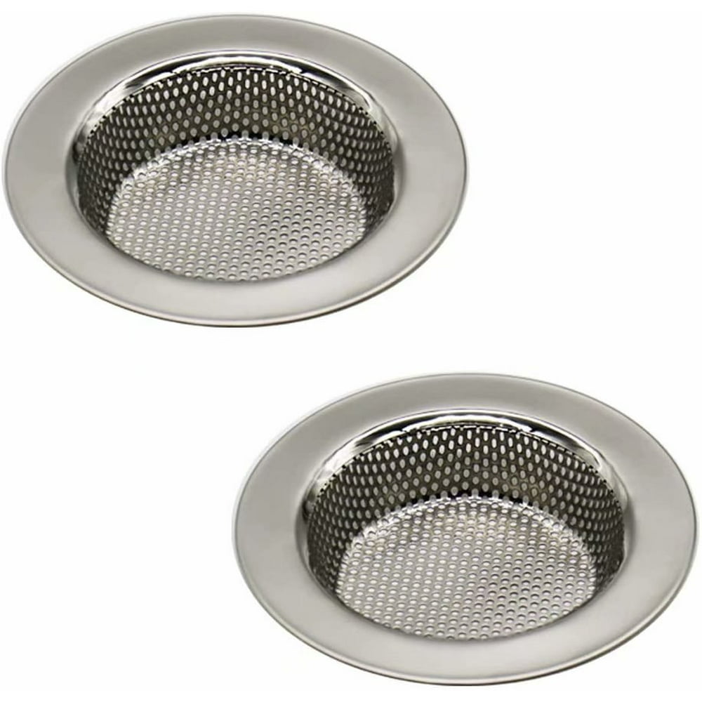 Cribun Kitchen Sink Drain Strainer 2Pack, Stainless Steel Sink
