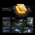 thumbnail image 4 of Versión rusa realme GT 6 5G Smartphone Snapdragon 8s Gen 3 5500mAh Batería 120W 6.78 120Hz 6000nit Pantalla NFC realme GT6, 4 of 5