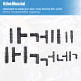 thumbnail image 4 of Unique Bargains 1 Set Heater Hose Connector Barbed Fitting Adaptor Replacement Black, 4 of 6