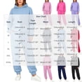 thumbnail image 4 of Jsaierl 2 Piece Sweatsuit Outfits for Women Winter Fleece Lined Warm Long Sleeve Hoodies Sweatshirt Casual Sweatpants Tracksuit Lounge Set, 4 of 10
