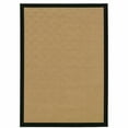 thumbnail image 5 of 5â€™x8â€™ Beige and Black Plain Indoor Outdoor Area Rug, 5 of 5