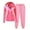 Pink, variant on Patlollav Daily Hoodie Set,Womens Long Sleeve Casual Hooded Sports Set