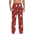 thumbnail image 5 of Top-kevin Red Santa Men's Pajama Bottoms Pajama Pants for Men Soft Men's Separate Bottoms Lounge Pants, 5 of 12