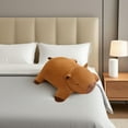 thumbnail image 4 of Soft Capybara Pillow Stuffed Animal Hugging Cushion Toy For Home And Stress, 4 of 6