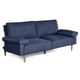 thumbnail image 4 of Sofá Cama Makora Yarvis Azul Lino 3 Posiciones con Soft Foam Reclinable, 4 of 10