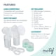 thumbnail image 4 of Kit de piezas de repuesto para extractor de leche Motif Medical Luna, 4 of 7