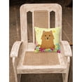 thumbnail image 2 of Carolines Treasures BB6020PW1818 Easter Eggs Norwich Terrier Fabric Decorative Pillow, 2 of 2