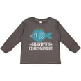 thumbnail image 3 of Inktastic Grandpa's Fishing Buddy Little Fisher Boys or Girls Long Sleeve Toddler T-Shirt, 3 of 5