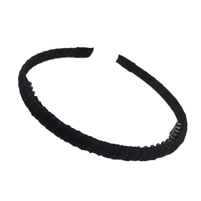 Qarigey Accesorios para el cabello con clásico elástico Simple diadema ropa accesorio a juego ducha diadema para mujer adulta femenino Accesorio para el cabello Negro Qarigey AP010553-01B