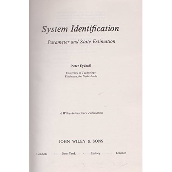 Pre-Owned System Identification Parameter and State Estimation