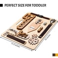 thumbnail image 2 of Juguete sensorial de madera Montessori Busy Board ABERLLS de 1 a 4 años, 2 of 7