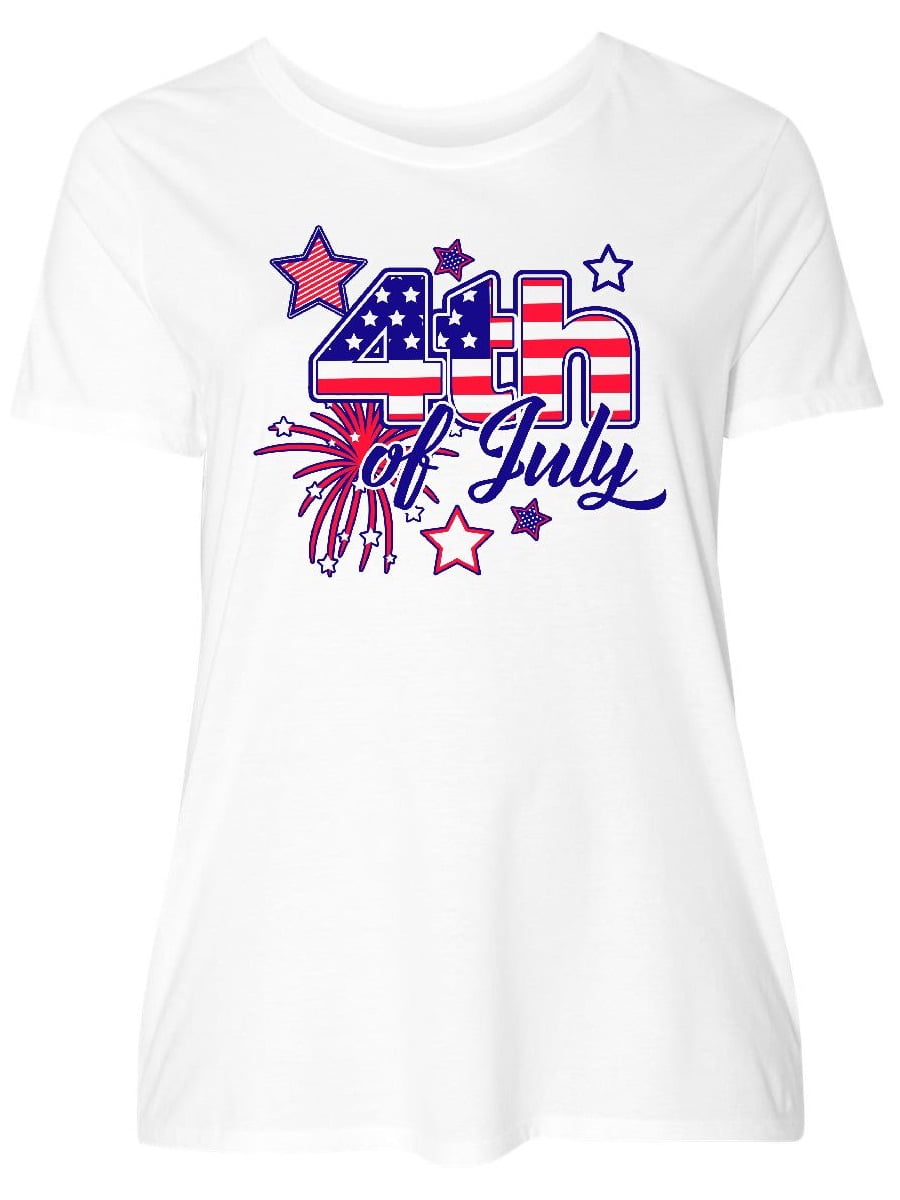 plus size 4th of july tops