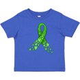 thumbnail image 3 of Inktastic Mental Health Awareness Ribbon with Green Hearts Boys or Girls Baby T-Shirt, 3 of 5
