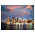 thumbnail image 2 of Manhattan at Nighttime - Cityscape Photography Canvas Print, 2 of 3