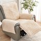 thumbnail image 5 of Funda de Terciopelo para Sillón Reclinable | Protector de Sofá Reclinable de Felpa Antideslizante con Correas Elásticas | Beige, Gris y Café | Funda para Muebles Resistente a Derrames, Manchas y Desg, 5 of 6
