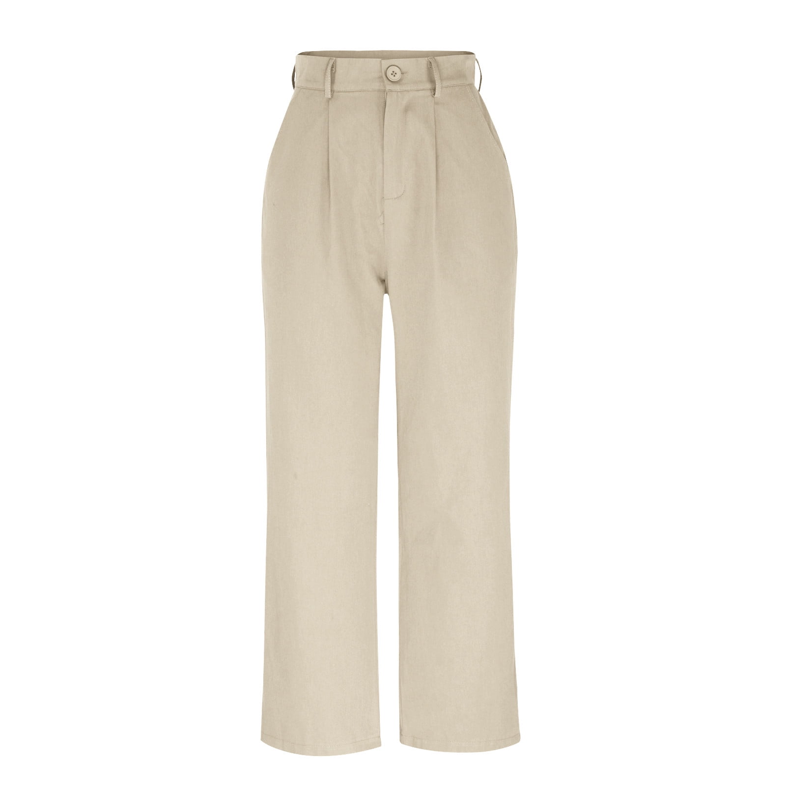 High waisted cropped pants clearance