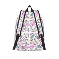 thumbnail image 2 of Lsque Summer with Flamingo Pattern Canvas Daypack, Durable Backpack, High-quality Versatile Backpack,Vintage Compact Backpack-Medium, 2 of 6