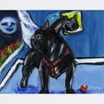 thumbnail image 2 of CafePress - FRENCH BULLDOG Blk Moon Desig Mousepad - Non-slip Rubber Mousepad, Gaming Mouse Pad, 2 of 6