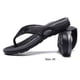 thumbnail image 5 of Slippers de hombre Masajeando diapositivas antideslizantes Flip Flops Sandalias Zapatos para exteriores al aire libre Casual moda cómodo Calzado Negro 45 1 par seitruly AP008916-12, 5 of 6
