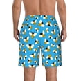 thumbnail image 3 of Kdxio Flying Bees Pattern Mens Casual Shorts - Drawstring Summer Beach Sports Shorts for Men, 3 of 9