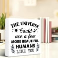 thumbnail image 5 of Zomyto 7x7 In Inspirational Wooden Box Sign,The Universe Wood Sign, 5 of 7
