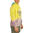 thumbnail image 2 of Elevenparis Mens Floral Skull Hoodie Sweatshirt, Yellow, Large, 2 of 4