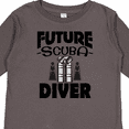thumbnail image 4 of Inktastic Future Scuba Diver Boys or Girls Long Sleeve Toddler T-Shirt, 4 of 5
