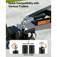 thumbnail image 5 of VEVOR Electric Trailer Dolly, 3600 lbs Max Trailer Weight 600 lbs Max Tongue Weight, DC 24V 800W Motorized Trailer Dolly with 2 & 1-7/8 Inch Hitch Balls for RV Campers, Cargo & Utility, Boat Trailers, 5 of 9
