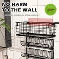 thumbnail image 3 of Soporte de pared para secador de pelo y organizador de herramientas de peinado Sonyabecca, 3 of 9