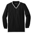 thumbnail image 5 of Sport Tek Teen Unisex Regular Colorblock Wind Shirt Black/White Large, 5 of 6