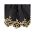 thumbnail image 5 of Girls Dress Velvet Gold Lace Vintage Gauze Skirt Big Bow Flare 6 Years, 5 of 5