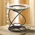thumbnail image 2 of Home Decorative Spiral Metal and glass Oil Warmer - Black, 2 of 2
