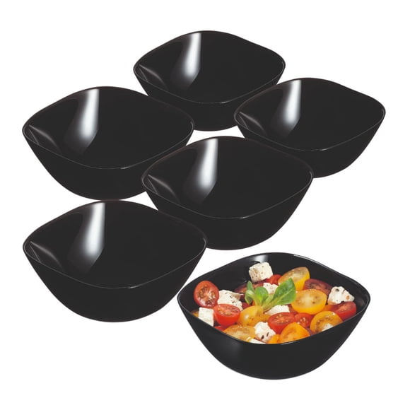 Bowl Carine de Opal Negro 6 Piezas