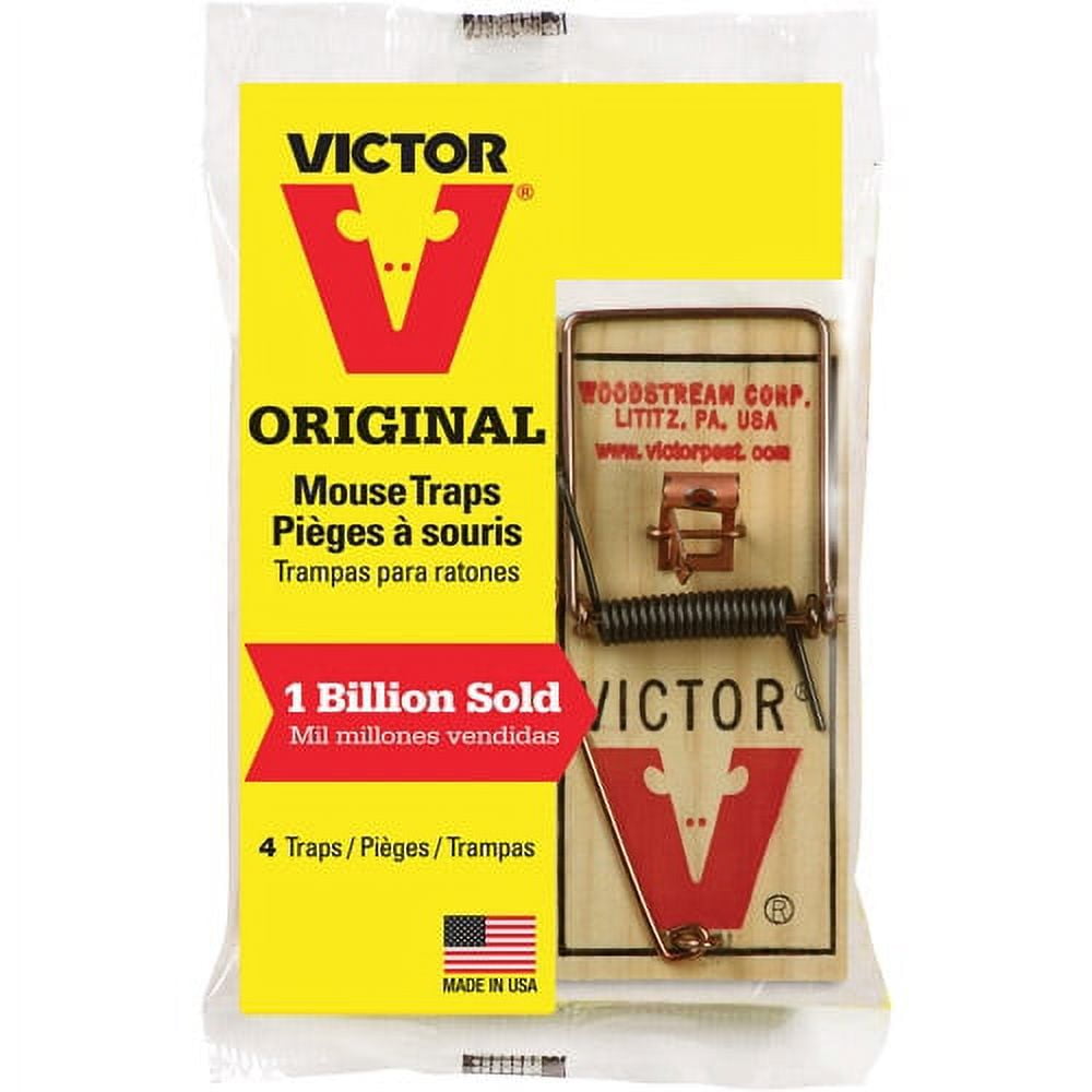 Victor® Quick-Set™ Mouse Trap – 4 Pack