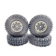 thumbnail image 1 of Llantas de plástico Bewildely 4x 1/24 RC Axial SCX24 Negro, 1 of 6