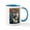 White/Blue Inside, variant on CafePress - Awesome Gray Wolf Mug - 11 oz Ceramic Mug - Novelty Coffee Tea Cup