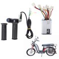 thumbnail image 3 of Throttle Swing Grip, Motor Brushed Speed Controller Kit 1.5m Cable 48V  For Electric Bike, 3 of 8
