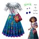 thumbnail image 1 of Encanto Mirabel Isabella Madrigal Cosplay Disfraz De Niña Vestido De Fantasía Vestidos De Halloween Princesa Gafas Pendientes, 1 of 4