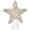 gold, variant on Christmas Light Up Star Tree Topper, Iridescent Tinsel Five Pointed Star Lamp with Metal Base, Shining Tree Top Decor for Christmas Tree, Living Room Holiday Party Decor, Batteries Not Included