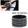 thumbnail image 3 of HUGFEGWE Car Hub Centric Rings 72.6-60.1 mm Set of 4 ABS Plastic Hub Rings CA919-123608, 3 of 6