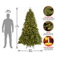 thumbnail image 5 of National Tree Company Pre-lit Feel Real® Artificial Christmas Tree, Green, Downswept Douglas® Fir , Clear Lights, Includes Stand, 7 Feet, 5 of 5