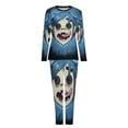 thumbnail image 5 of Gorillaz Singer Womens Pajama Set Loungewear Cozy Soft House Wear Sets Long Sleeve Round Neck T Shirt Top Bottom Pants Sleepwear, 5 of 9