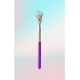 thumbnail image 2 of Claw Stainless Steel Back Scratcher Telescopic Extendable Massage Tools Attractive Design-2pcs（purple+blue）, 2 of 5