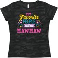 thumbnail image 3 of Inktastic My Favorite People Call Me Mawmaw with Flowers Women's T-Shirt, 3 of 5
