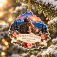 Personalized Ornament Mountain Elopement Keepsake for Newlyweds ...