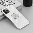 thumbnail image 1 of Cameland For 12 Pro Max Clear Ultra Slim Soft Electroplated Frame Case Ring Stand, 1 of 2