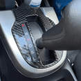 thumbnail image 5 of 4x Etiqueta Engomada de la DecoracióN del Ajuste de la Cubierta del Panel del Cambio de Marchas del Coche de la Fibra de Carbono para FIT JAZZ 2014-2018, 5 of 5