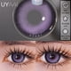 thumbnail image 3 of UYAAI 1 par de lentes de contacto de color para ojos Lentes con dioptrías Lentes de miopía Lentes de contacto verdes Lentes azules Lentes de Halloween, 3 of 5