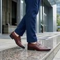 thumbnail image 6 of Men's Crocodile-Embossed Leather Loafers - Slip-On Formal Shoes for Business, & Pointed Toe Casual Footwear Formal Events, 6 of 6