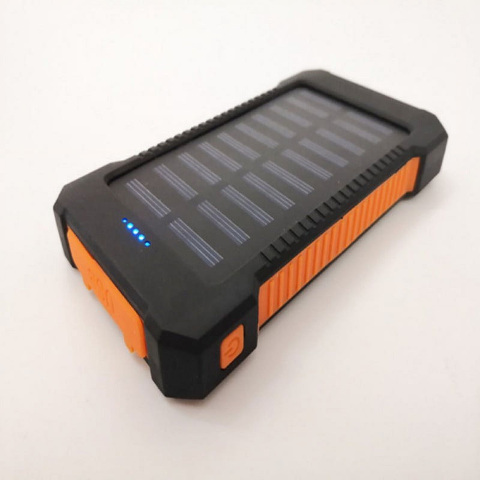Solar Power Bank 50000mAh, Portable Solar Charger Compatible with  iPhone,Tablet,Earphone, External Battery Pack with 9 LED Lights, 4 Output &  2 Input